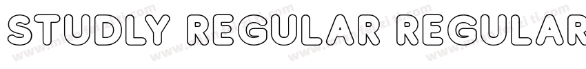 Studly Regular Regular字体转换